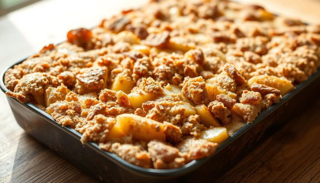 Apple Crumble Traybake