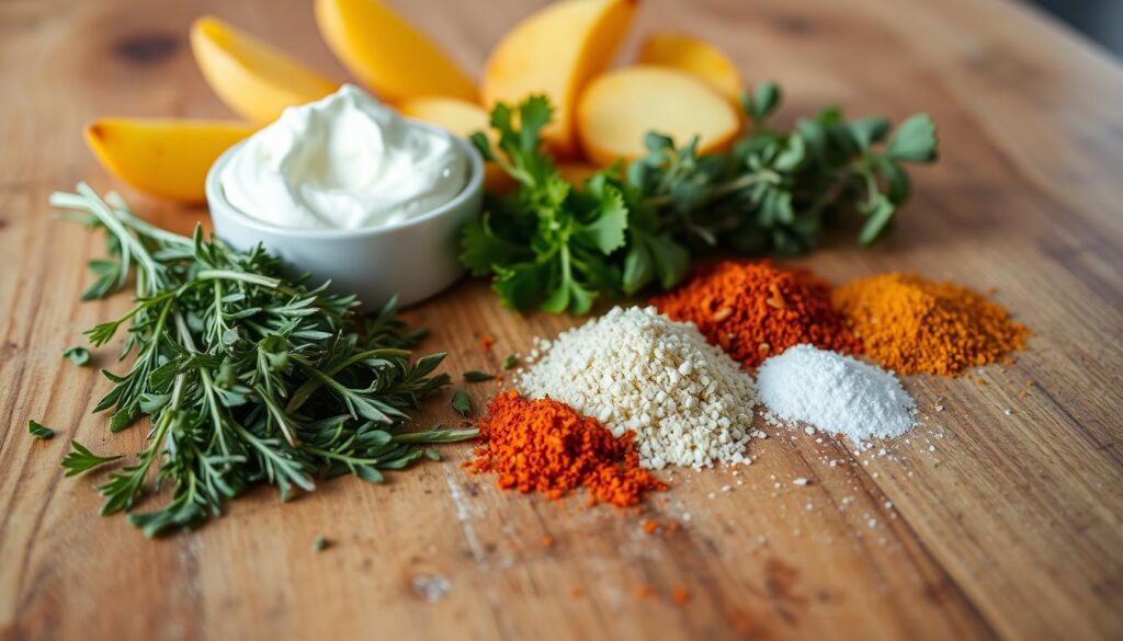Aromatische Zutaten Kombination