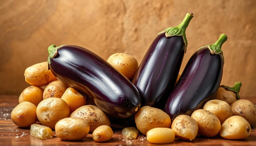 Aubergine Kartoffel Kombinationen