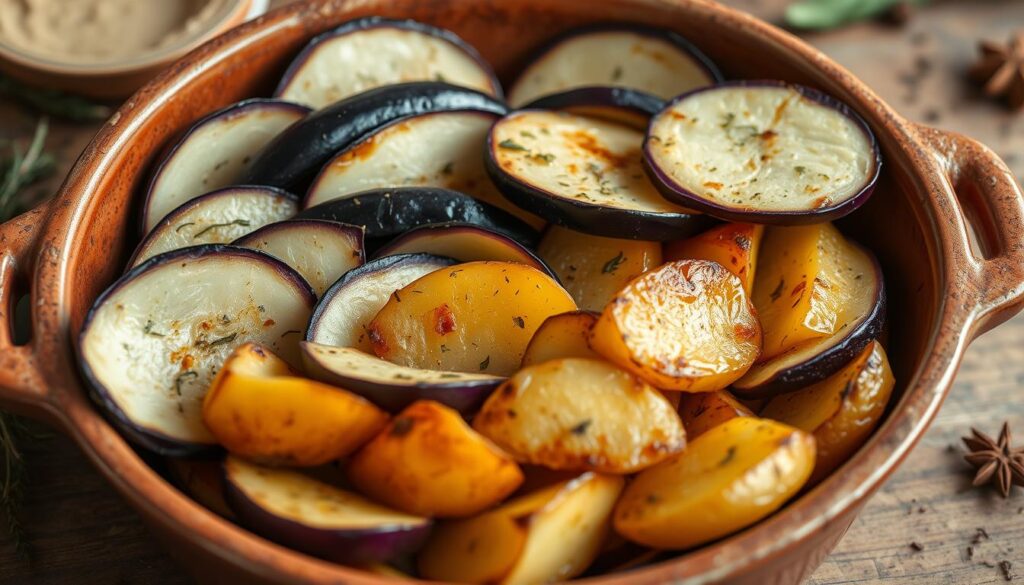 Aubergine Kartoffel Rezepte Schritt-für-Schritt
