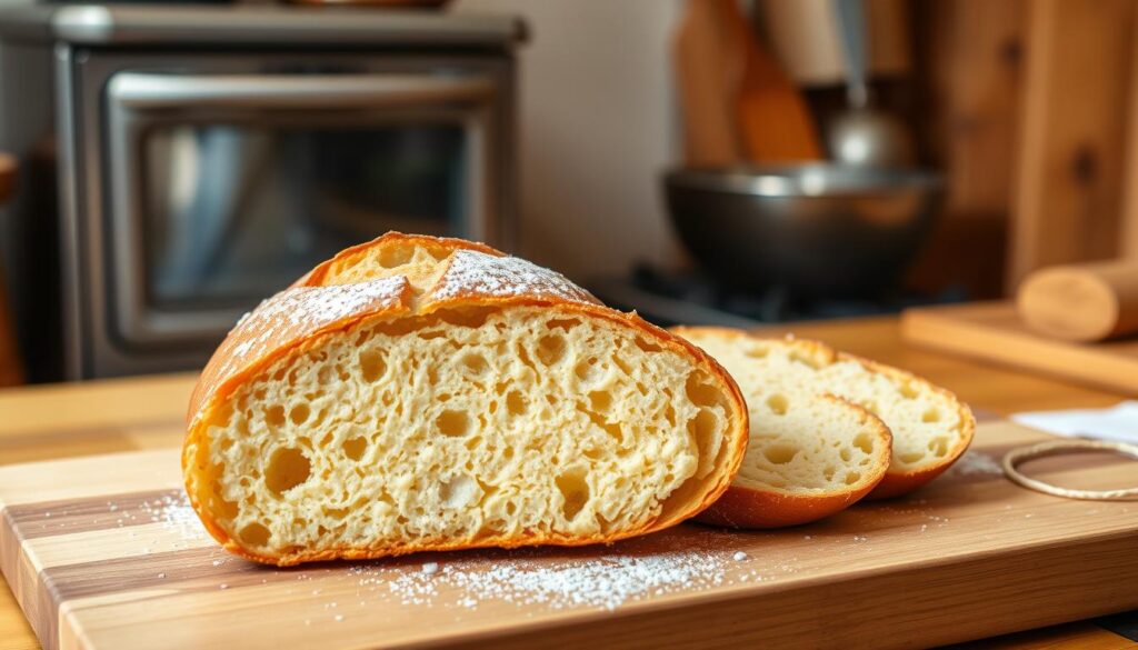 Backen von Kartoffelbrot