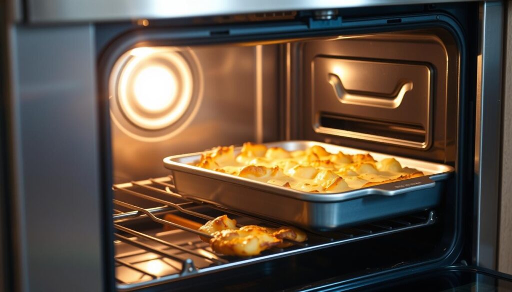 Backofen für Kartoffelgratin