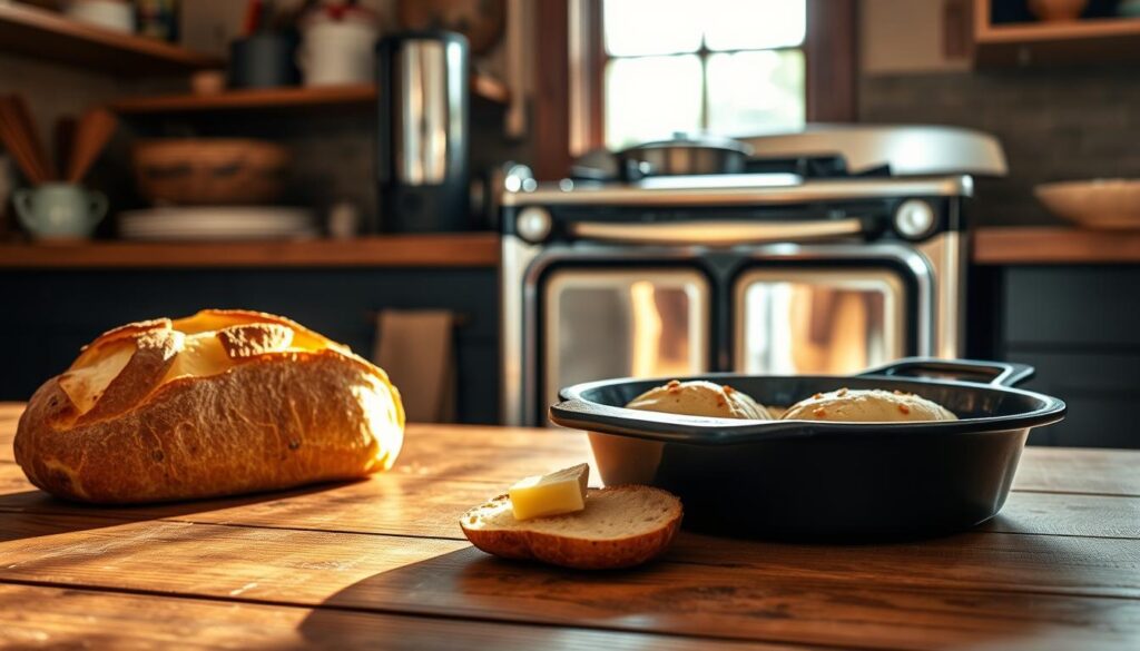 Backofen und Butter