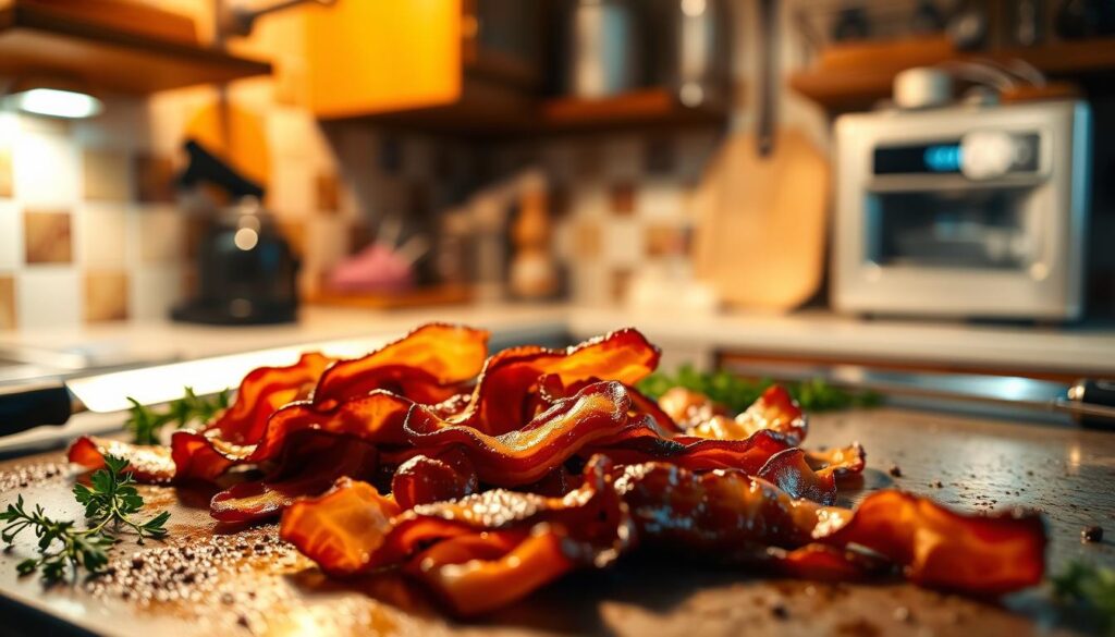 Bacon Genuss in der Küche