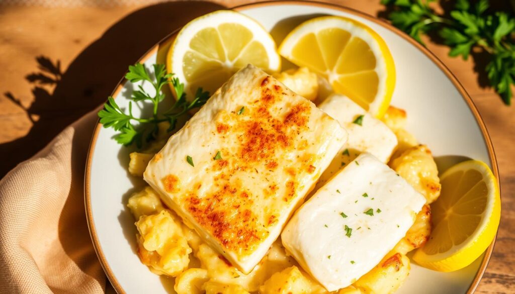 Bechamelkartoffeln mit Fisch