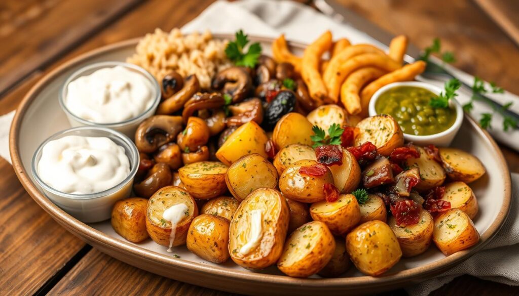 Beilagen für Kartoffelgericht
