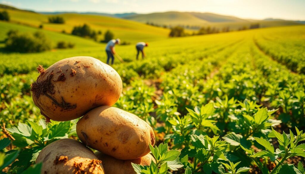 Bio-Kartoffelanbau
