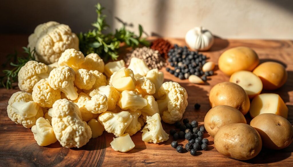 Blumenkohl Kartoffeln Zutaten