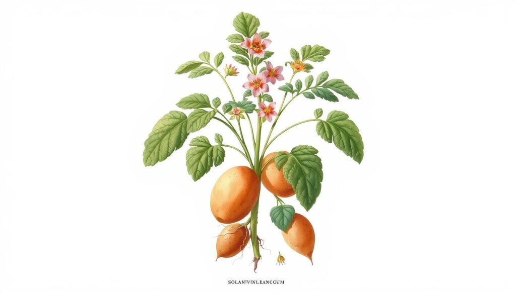 Botanische Merkmale der Kartoffelpflanze