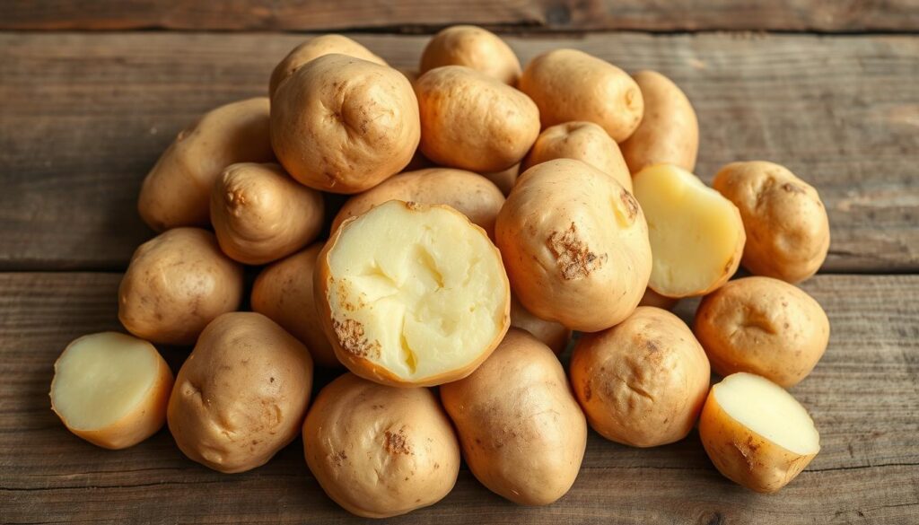 Bratkartoffeln rohen Kartoffeln