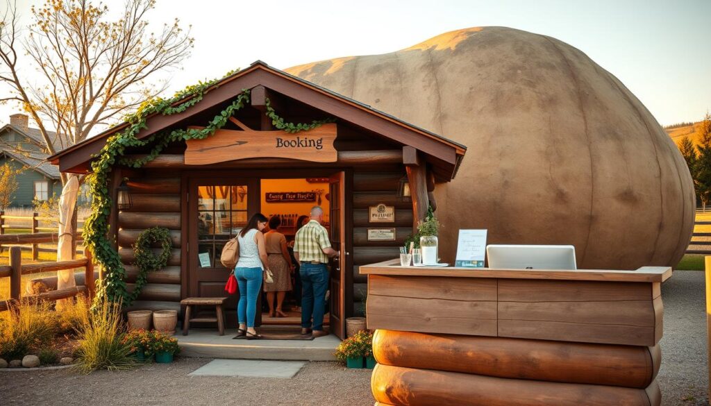 Buchung des Kartoffel-Hotels