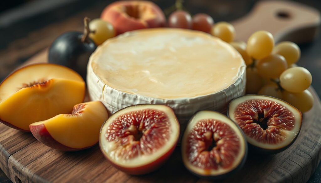 Camembert mit Obst