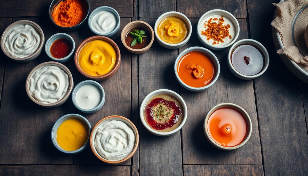Dips und Saucen für Kumpir