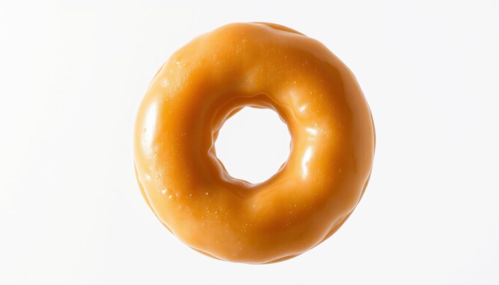 Donut mit Loch in der Mitte
