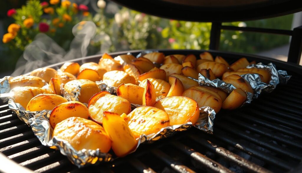 Folienkartoffeln auf dem Grill