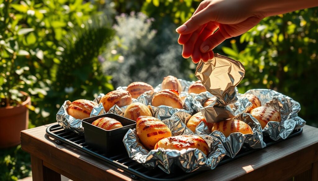Folienkartoffeln grillen