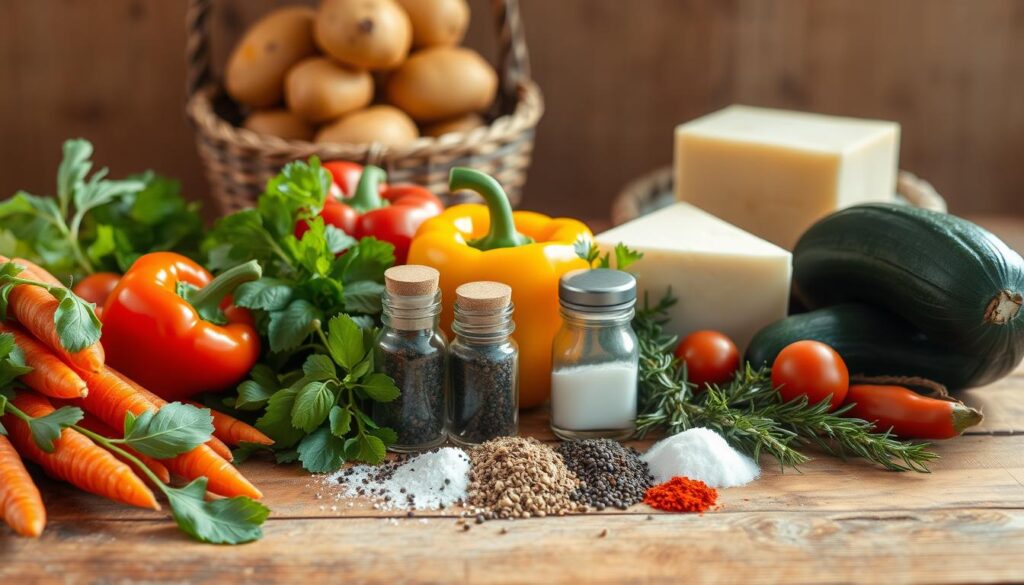 Frische Zutaten für ein gelungenes Gericht