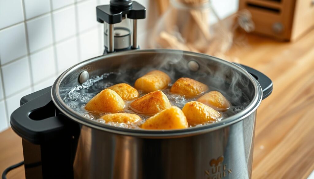 Fritteuse Zubereitung
