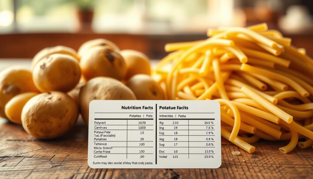 Gesundheitliche Unterschiede Kartoffeln Nudeln