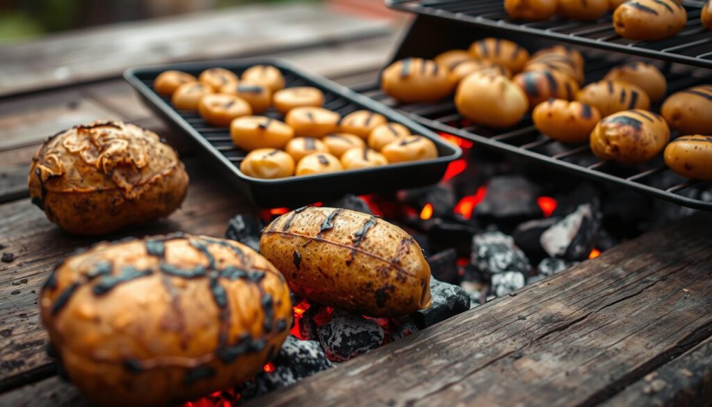 Grillmethoden für Kartoffeln