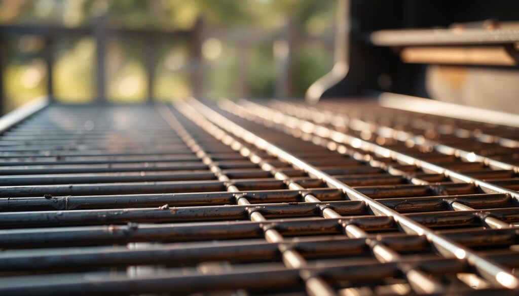 Grillrost vorbereiten