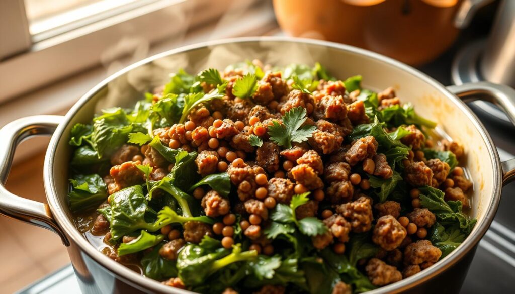 Grünkohl Hackfleisch Rezept