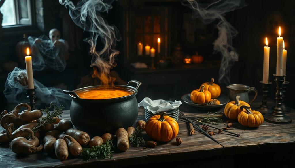 Halloween-Kartoffelküche