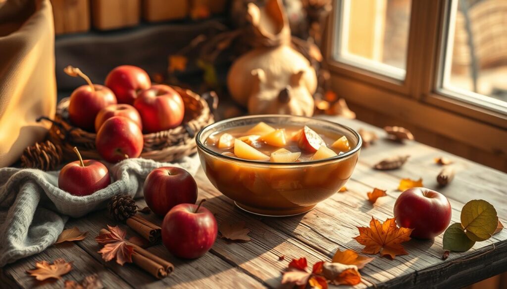 Herbstliche Inspirationen mit Apfelkompott