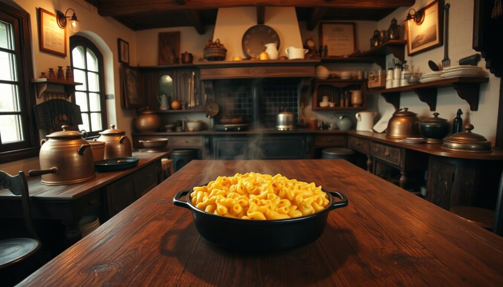 Historische Küche Mac and Cheese