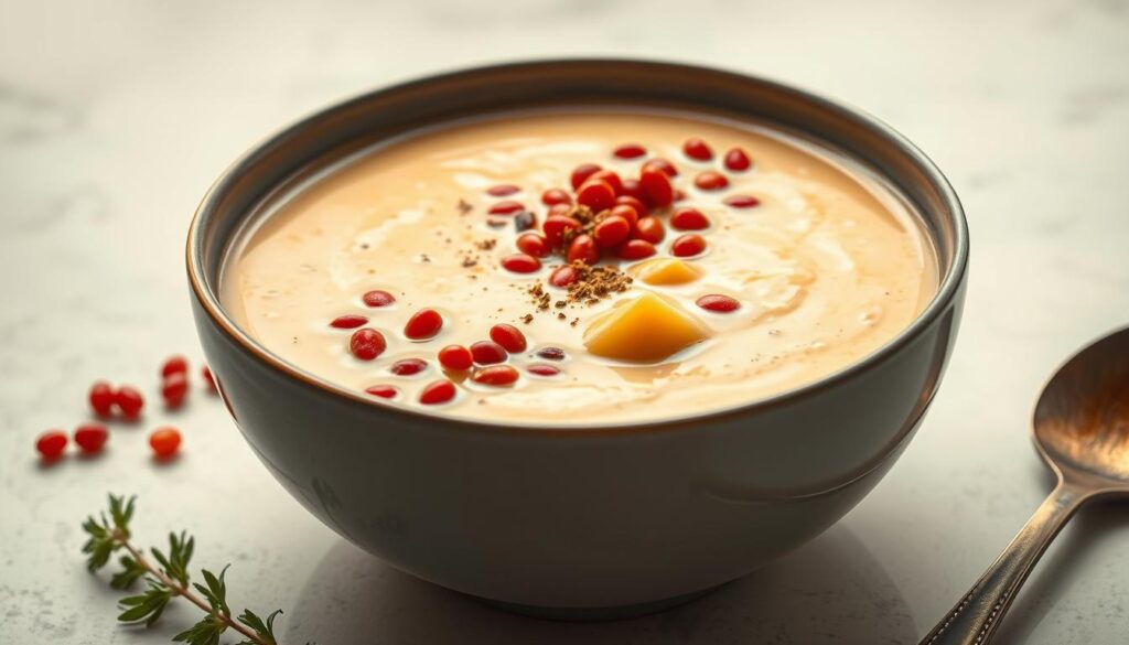 Indische Suppe mit Kokosmilch