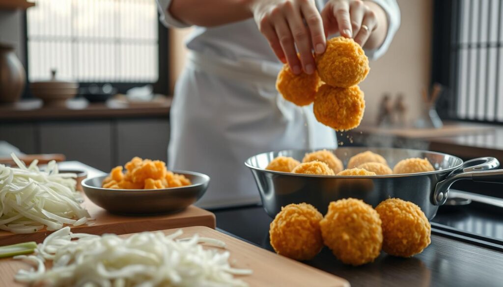 Japanische Kroketten Zubereitung