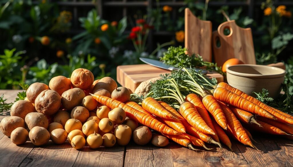 Kartfo und Karotten Rezepte