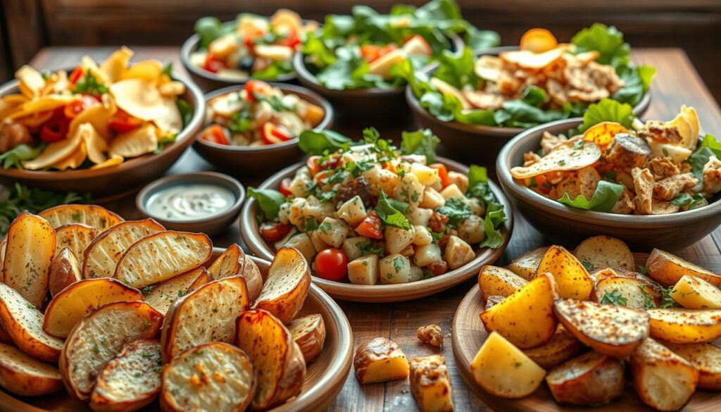 Kartoffel Beilagen und Salate