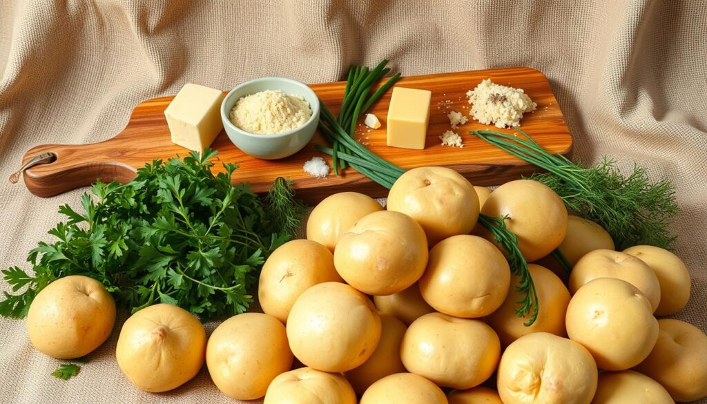 Kartoffel-Kugel-Zutaten