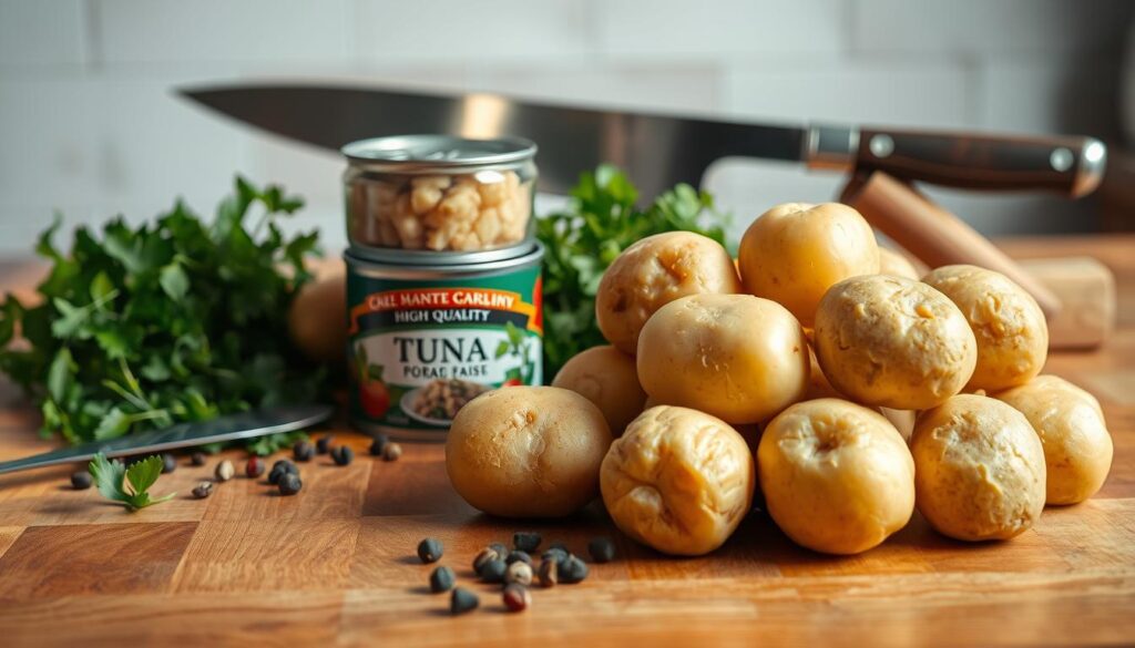 Kartoffel mit Thunfisch Zutaten