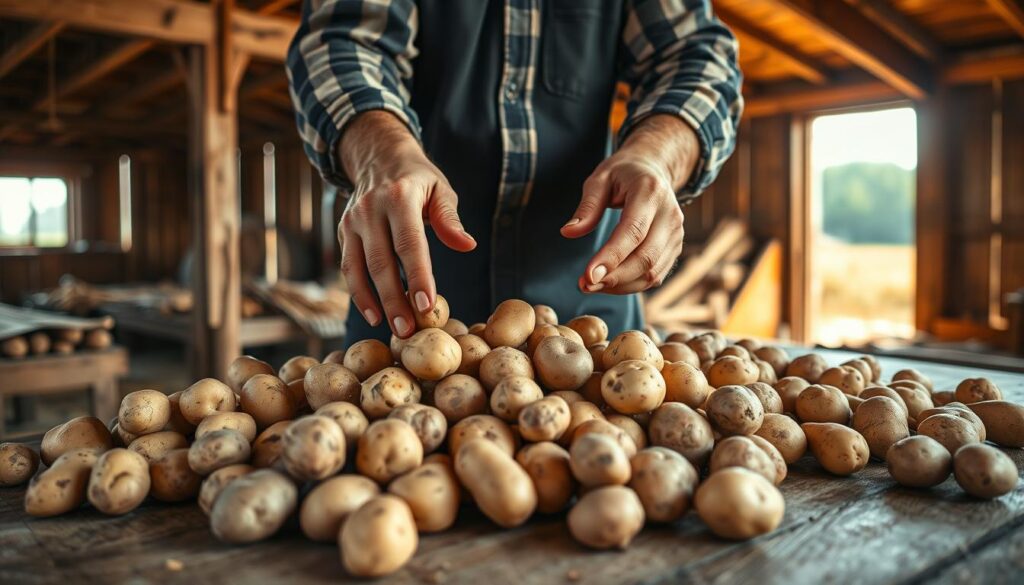 Kartoffelbehandlung nach der Ernte