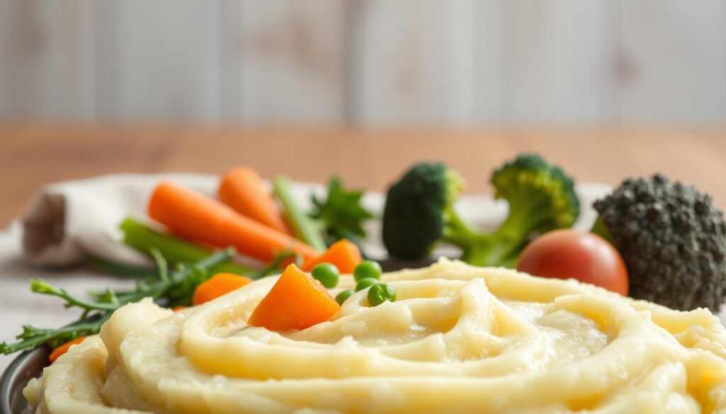 Kartoffelbrei mit Gemüse