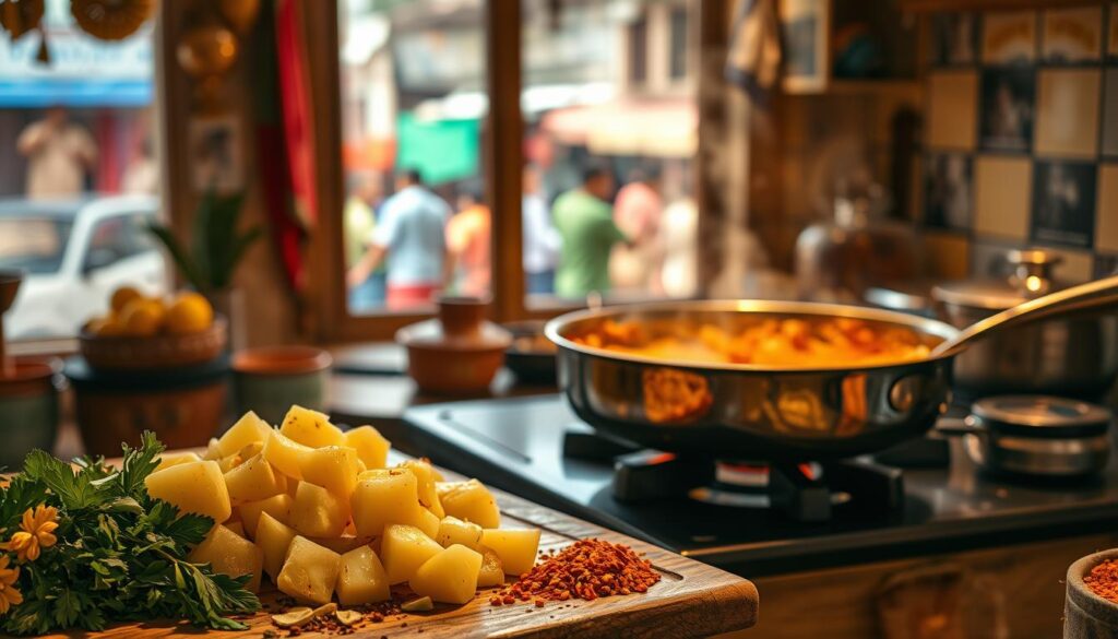 Kartoffelcurry Ursprünge