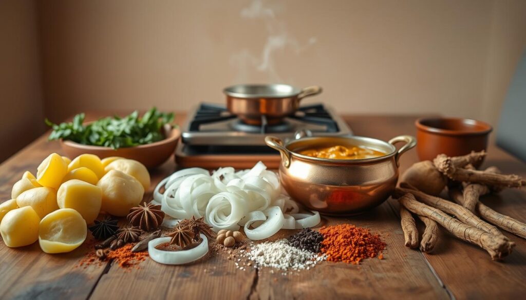 Kartoffelcurry Zubereitung
