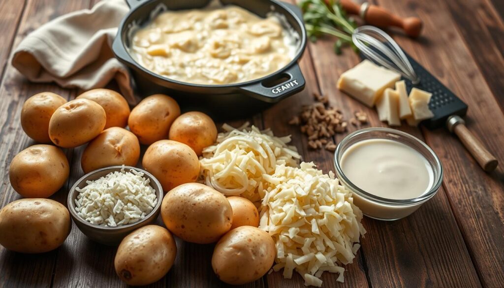 Kartoffelkäse Zutaten