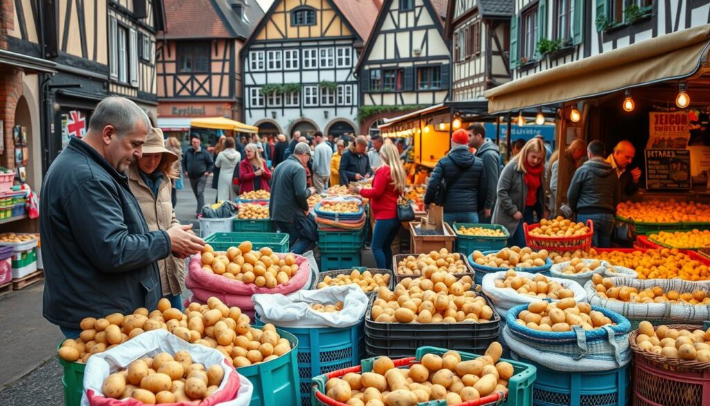 Kartoffelmarkt in Deutschland