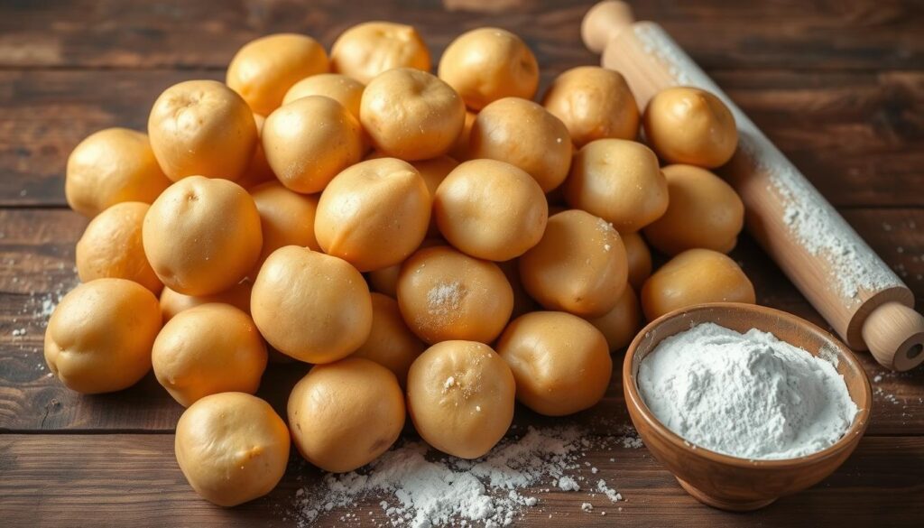 Kartoffeln für Teig