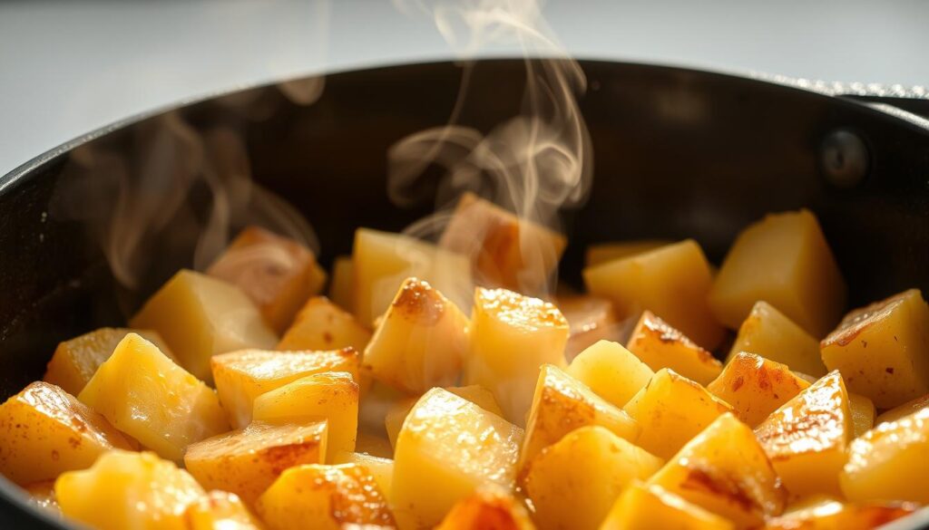 Kartoffeln rösten