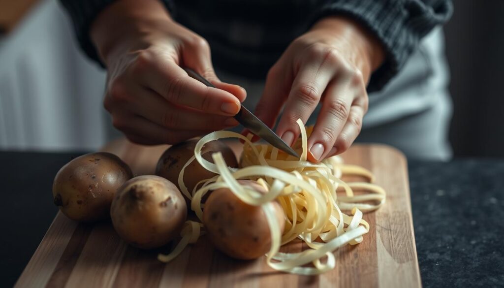 Kartoffeln schälen