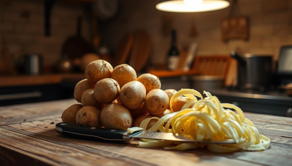 Kartoffeln schälen