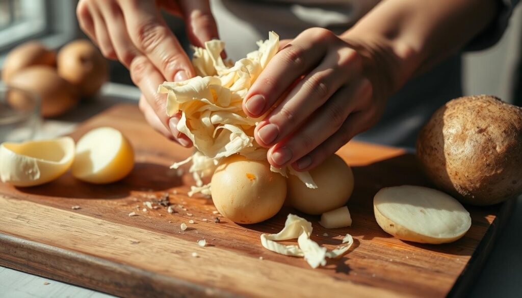 Kartoffeln schälen