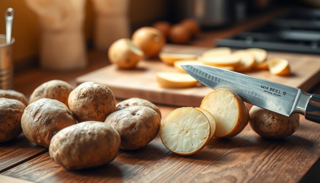 Kartoffeln vorbereiten