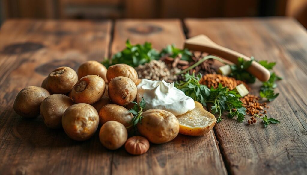 Kartoffelpizza Zutaten