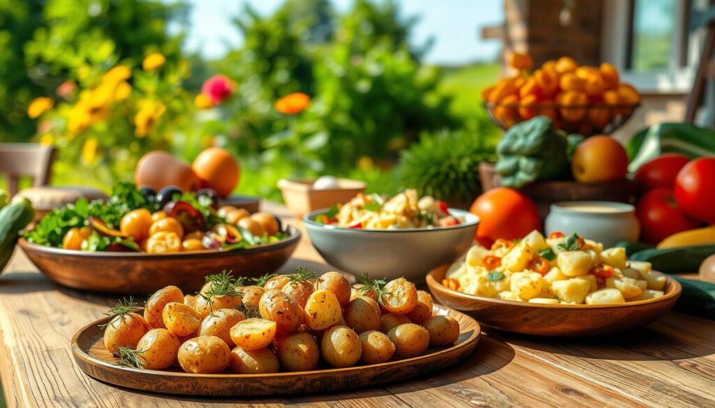 Kartoffelrezepte im Sommer