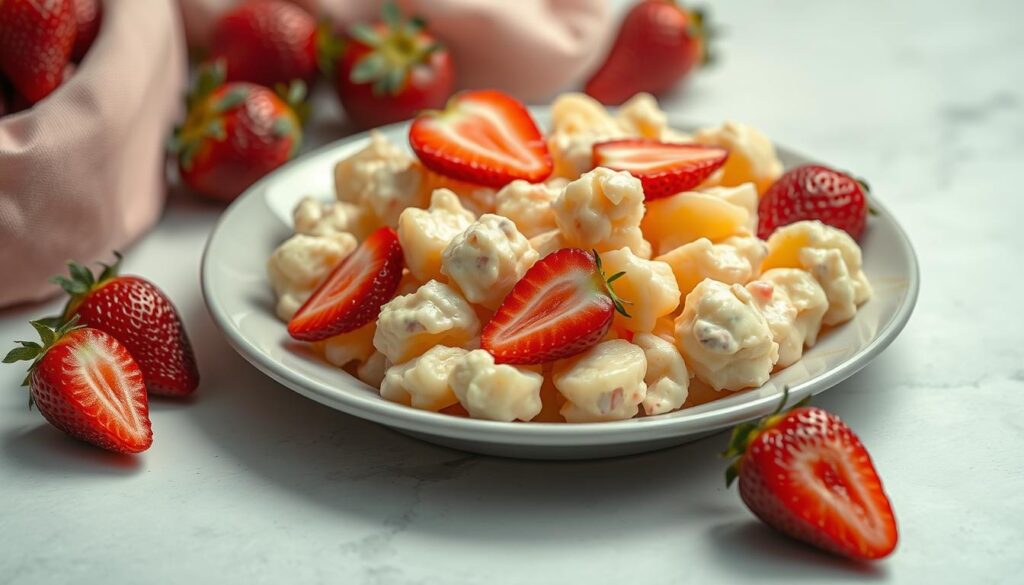 Kartoffelsalat mit Erdbeeren